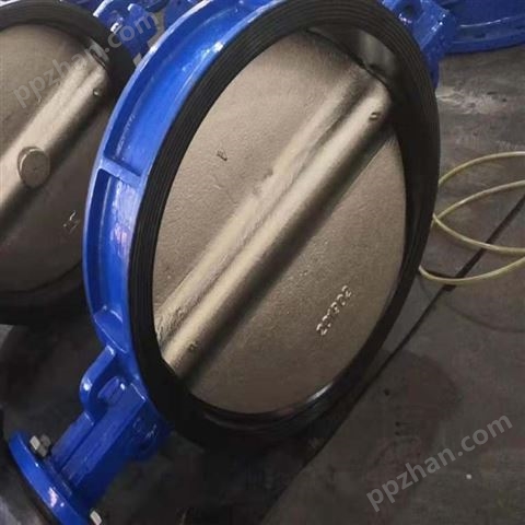科控泵阀D641J铸钢工业管道气动衬胶蝶阀