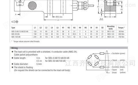 富林泰克不锈钢称重传感器SB5-10197kg-C3-S